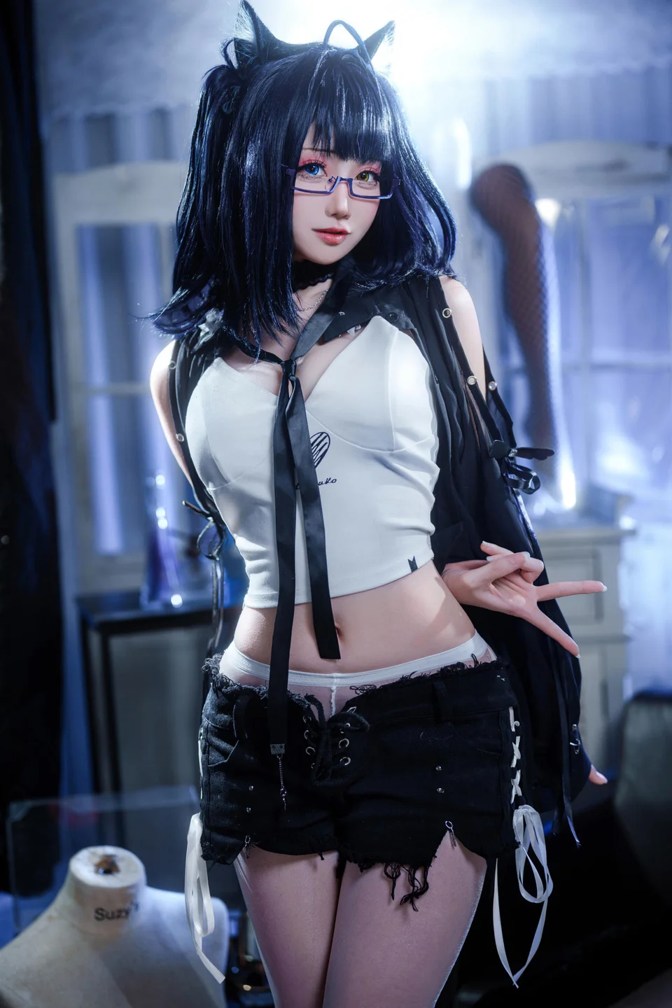 焖焖碳 - 黑茶子 [22P-286MB] tg@simisebaisi 【丝足阁】001.webp